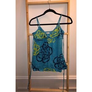 Aeropostale Blue Fitted Camisole with Spaghetti Straps